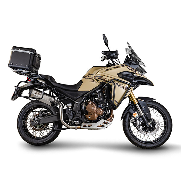 Scorpion Exhaust Voge DS625X E5+ half system with stainless steel Serket Parallel silencer